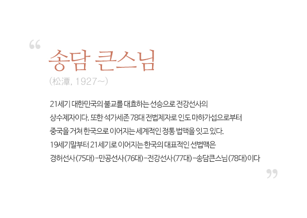 송담정은 약력